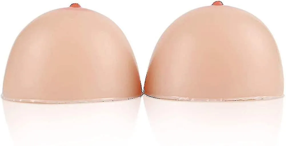400g Autoadhesivo Silicona Mama Forma Tetas Falsas Para Prótesis De Mastectomía XXF