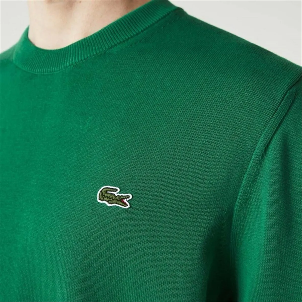 AH1985 00 Pullover hombre verde