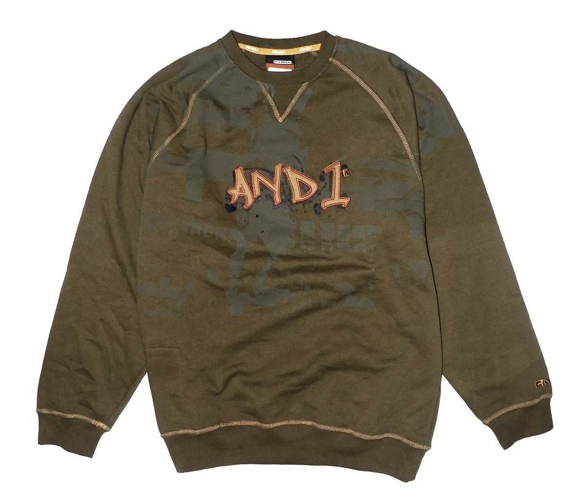 AND 1 Sudadera Camo (verde)