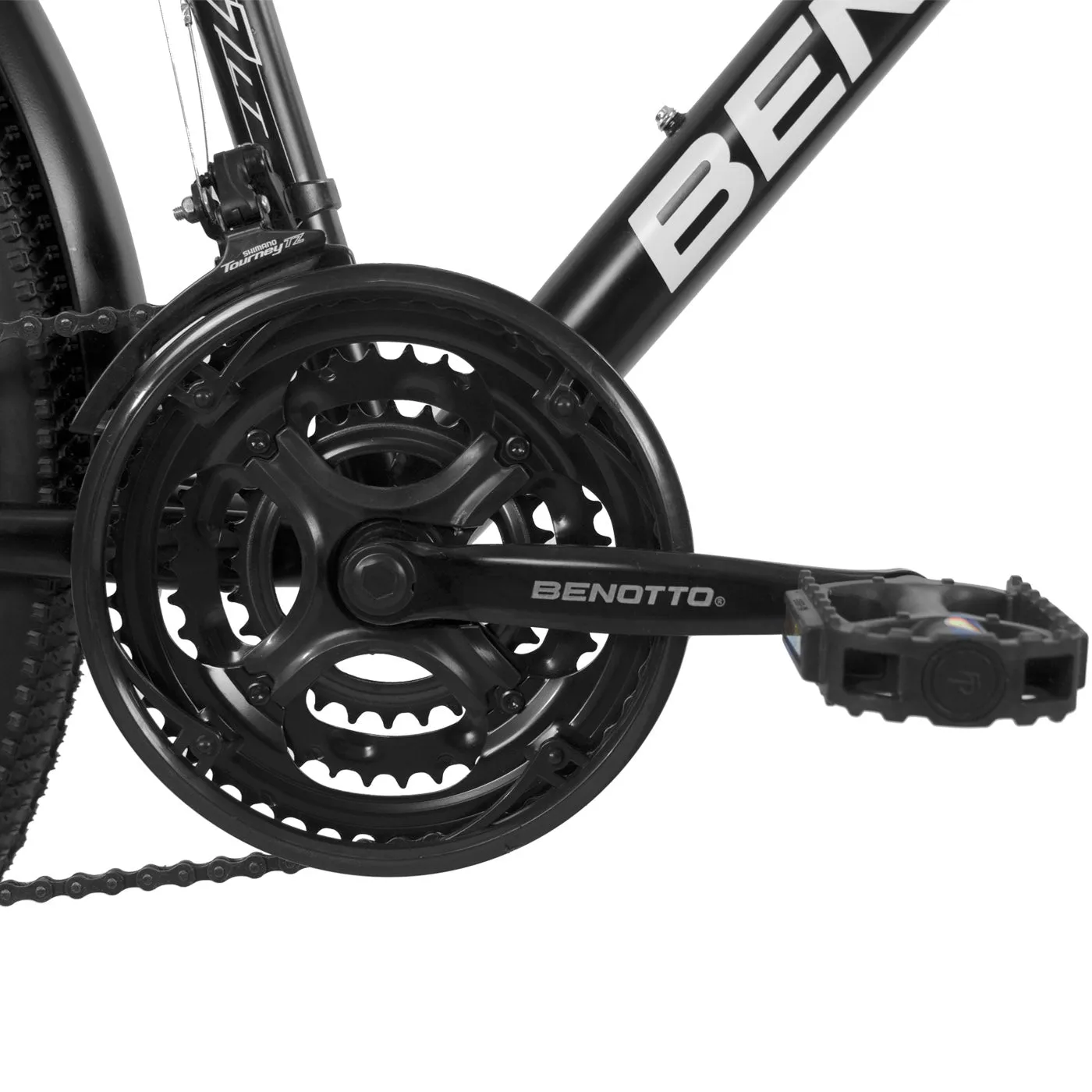 Bicicleta BENOTTO Montaa 747 R26 21V. Hombre FS Shimano Frenos Delantero Disco Mecanico/Trasero 'V' Acero Negro/Verde Oscuro Tal