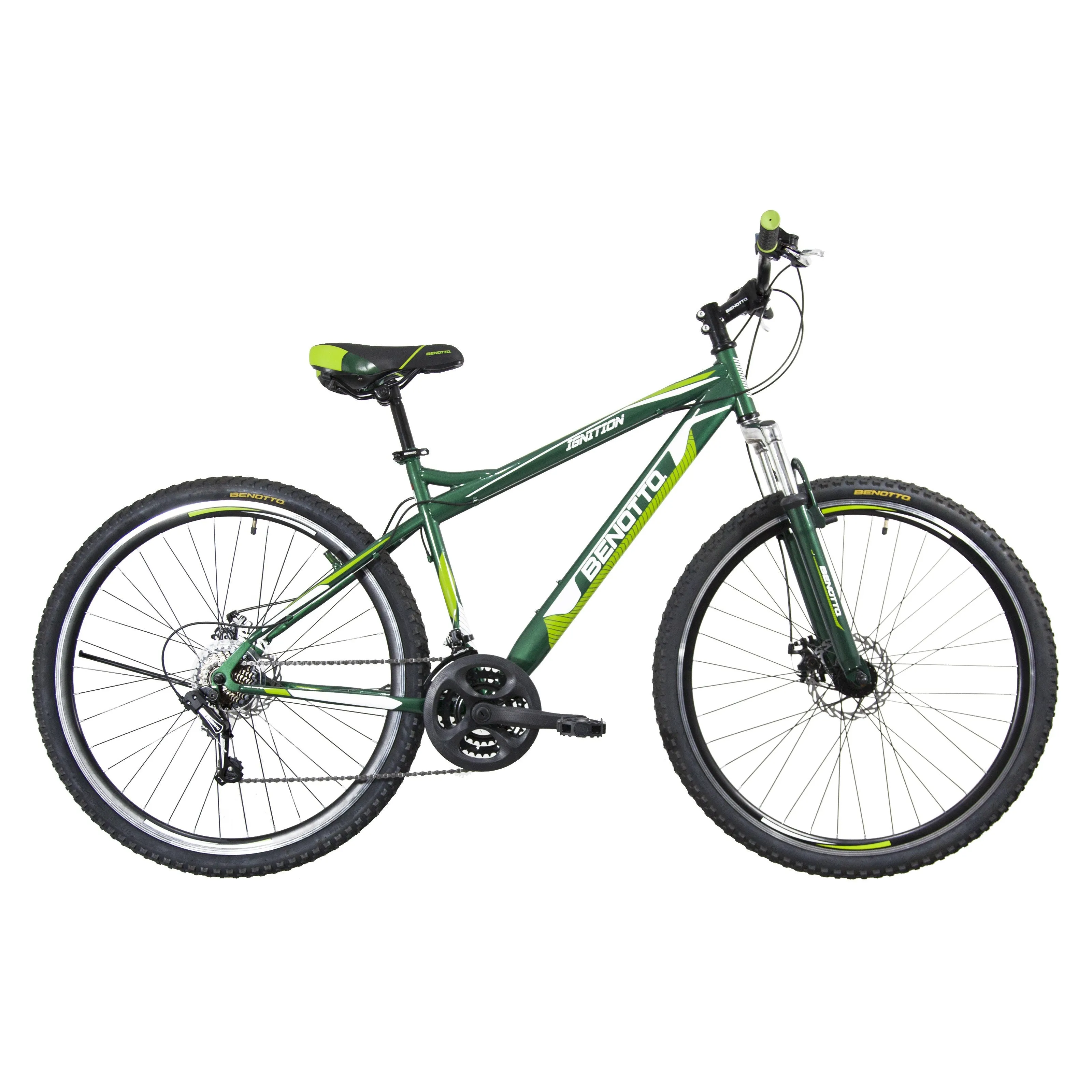 Bicicleta BENOTTO Montaa IGNITION R29 21V. Hombre FS Frenos Doble Disco Mecanico Acero Verde Oscuro Talla:UN