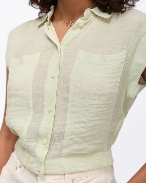 Blusa Mujer Kaira Verde Niebla