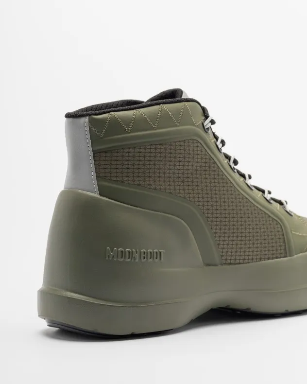 Botines Moon Boot Luna Trek Mid Nylon Verde