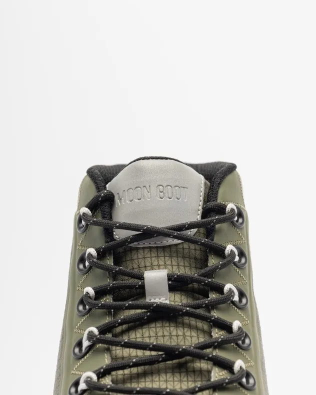 Botines Moon Boot Luna Trek Mid Nylon Verde