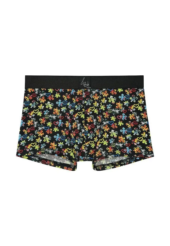 Boxer HOM mod. Puzzled Love en microfibra