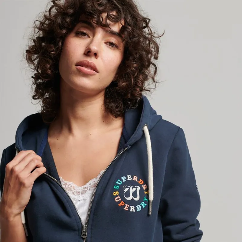 Buzo Abierto Para Mujer Vintage Rainbow Superdry 55669