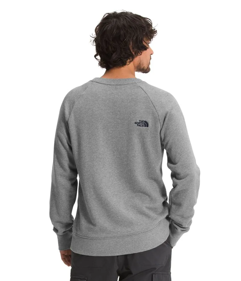 Buzo Simple Logo Crew Hombre Gris The North Face