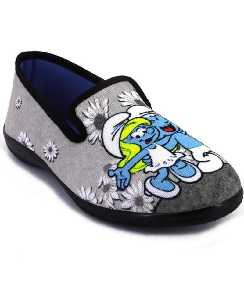Calzado de casa   de Mujer CARMELO RODRIGUEZ 91 23 ZAPATILLAS DE CASA CERRADA DE MUJER  GRIS