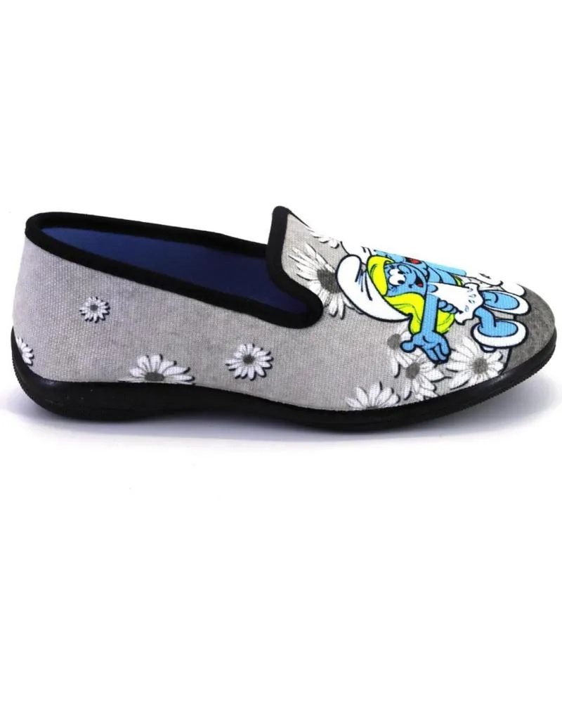 Calzado de casa   de Mujer CARMELO RODRIGUEZ 91 23 ZAPATILLAS DE CASA CERRADA DE MUJER  GRIS