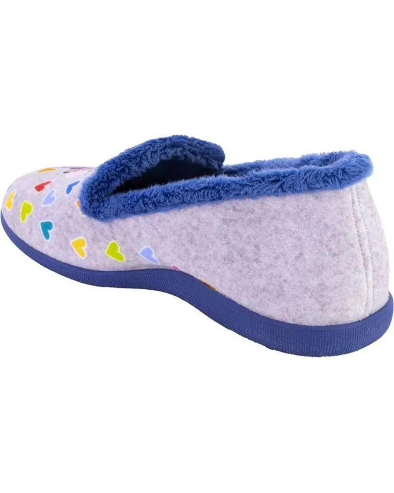Calzado de casa   de Mujer CUQUE 5583 ZAPATILLAS DE CASA DE MUJER  GRIS