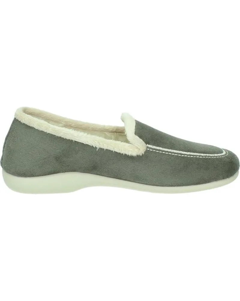 CALZADO DE CASA DE MUJER NORTEÑAS 4320 GRIS