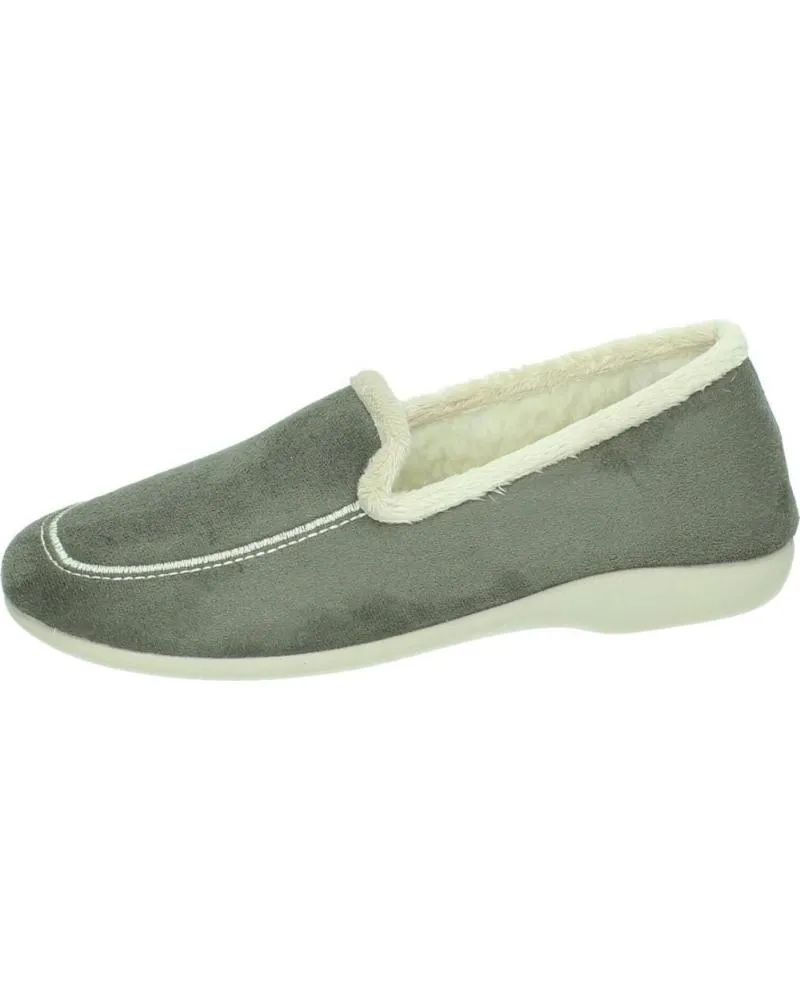 CALZADO DE CASA DE MUJER NORTEÑAS 4320 GRIS