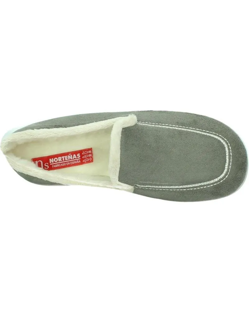 CALZADO DE CASA DE MUJER NORTEÑAS 4320 GRIS