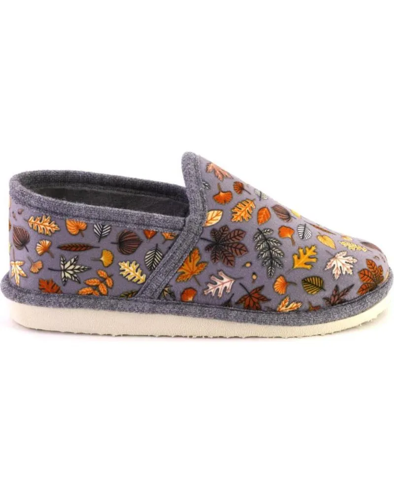 Calzado de casa DESPINOSA  de Mujer 4051 ZAPATILLAS CERRADA DE CASA DE MUJER  GRIS