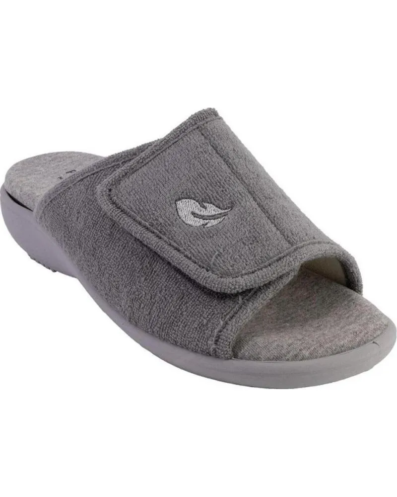 Calzado de casa PLUMAFLEX  de Mujer ROAL 14511 ZAPATILLAS DE CASA DE MUJER  GRIS