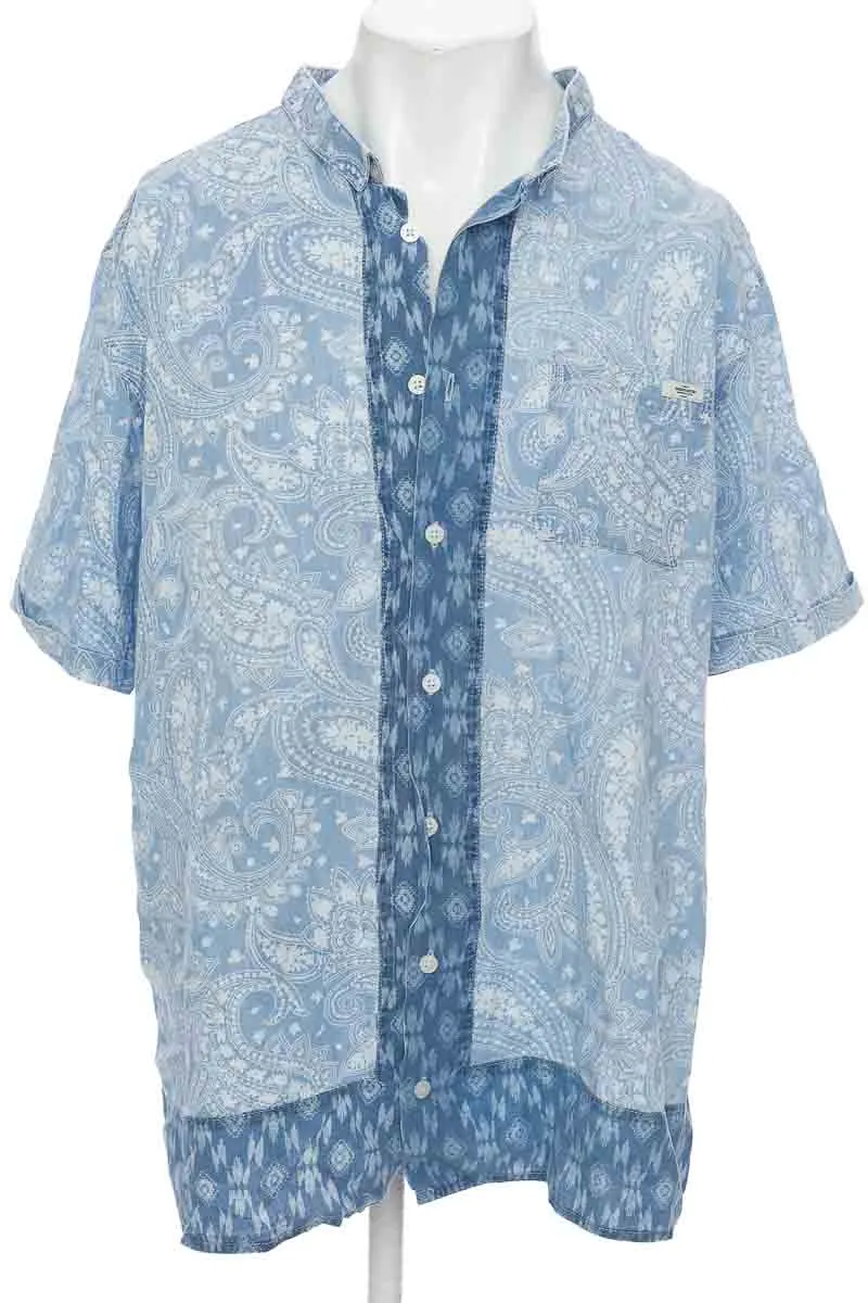 CAMISA COLOR AZUL  AMERICANINO