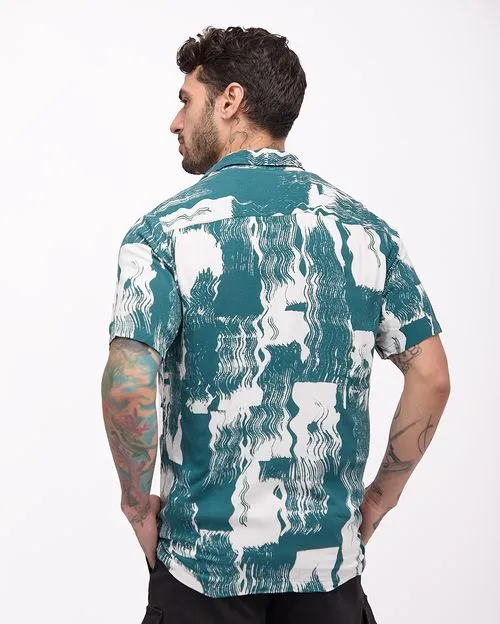 Camisa Hombre Ralph Verde Vintage