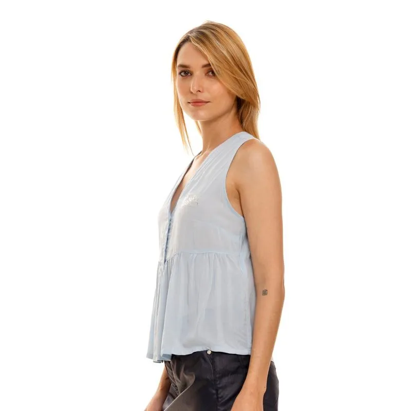 Camisa Manga Sisa Para Mujer Girbaud
