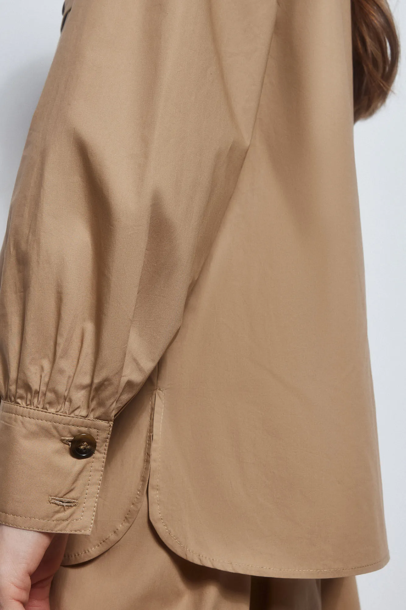 Camisa utility en popelin