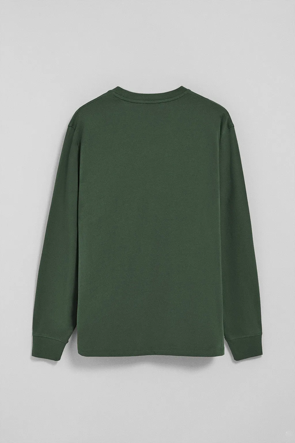 Camiseta de manga larga verde con logo bordado Rigby Go
