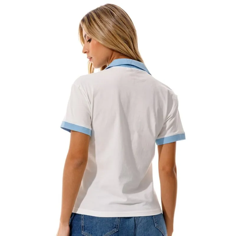 Camiseta Manga Corta  Para Mujer Elise Girbaud
