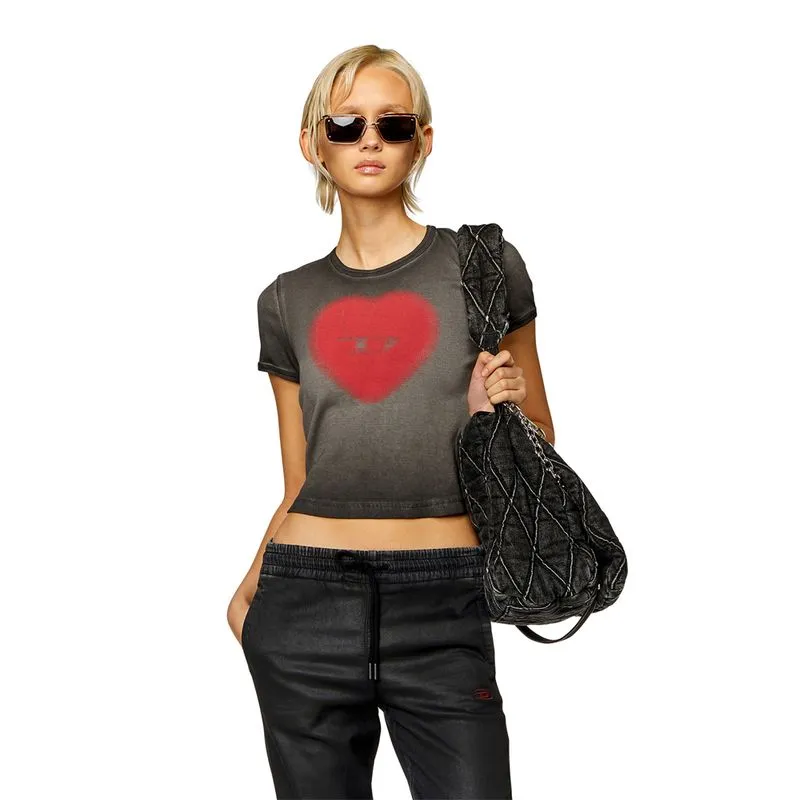 CAMISETA MANGA CORTA PARA MUJER TELE DIESEL