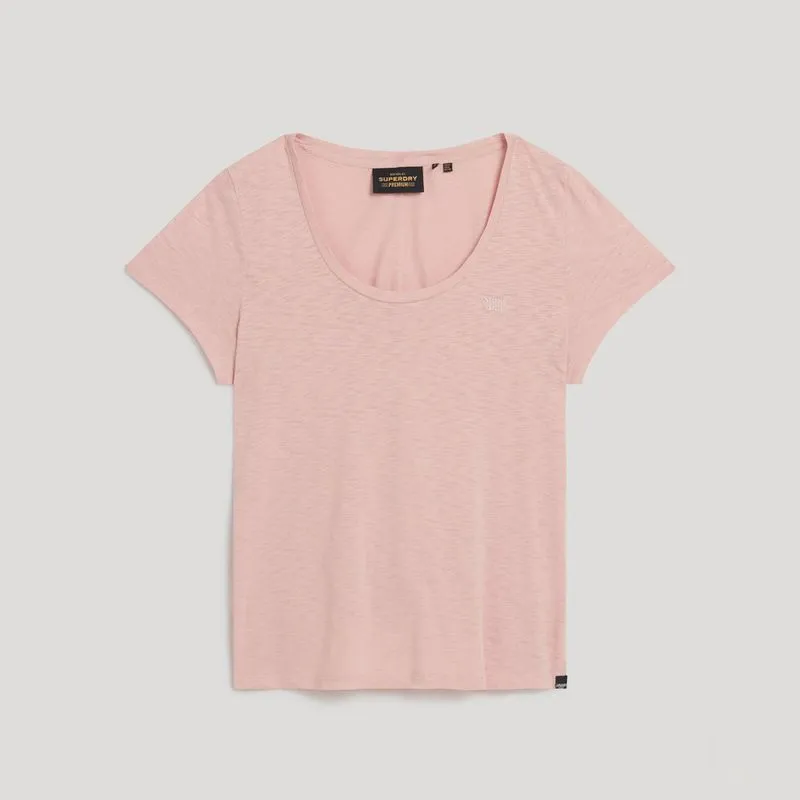 Camiseta Para Mujer Scoop Neck Tee Superdry