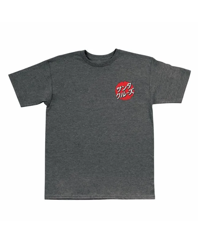 CAMISETA SANTA CRUZ X GODZILLA MECHA HAND YOUTH GRIS (614 AñOS)
