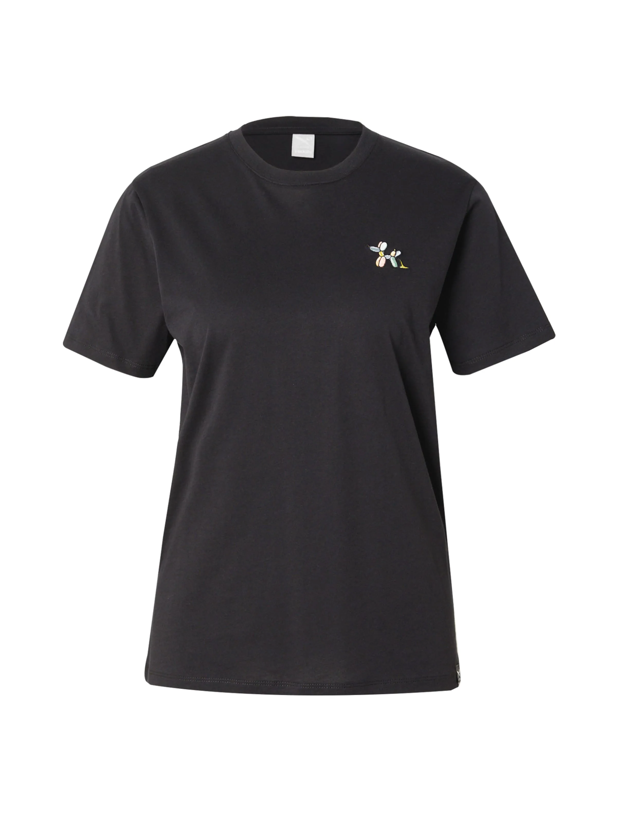Camiseta 'Puffy Dog' Iriedaily en Negro