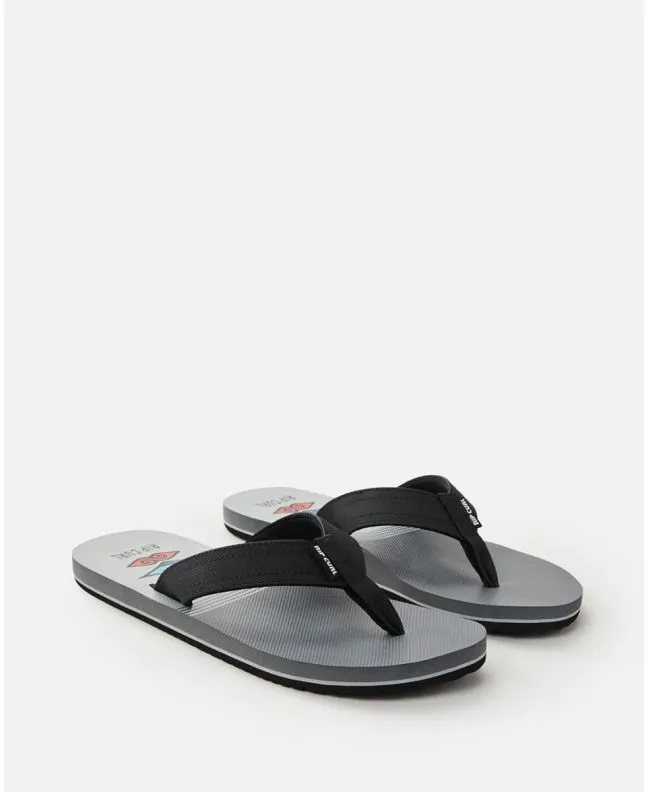 CHANCLAS RIP CURL RIPPER NEGROGRIS 