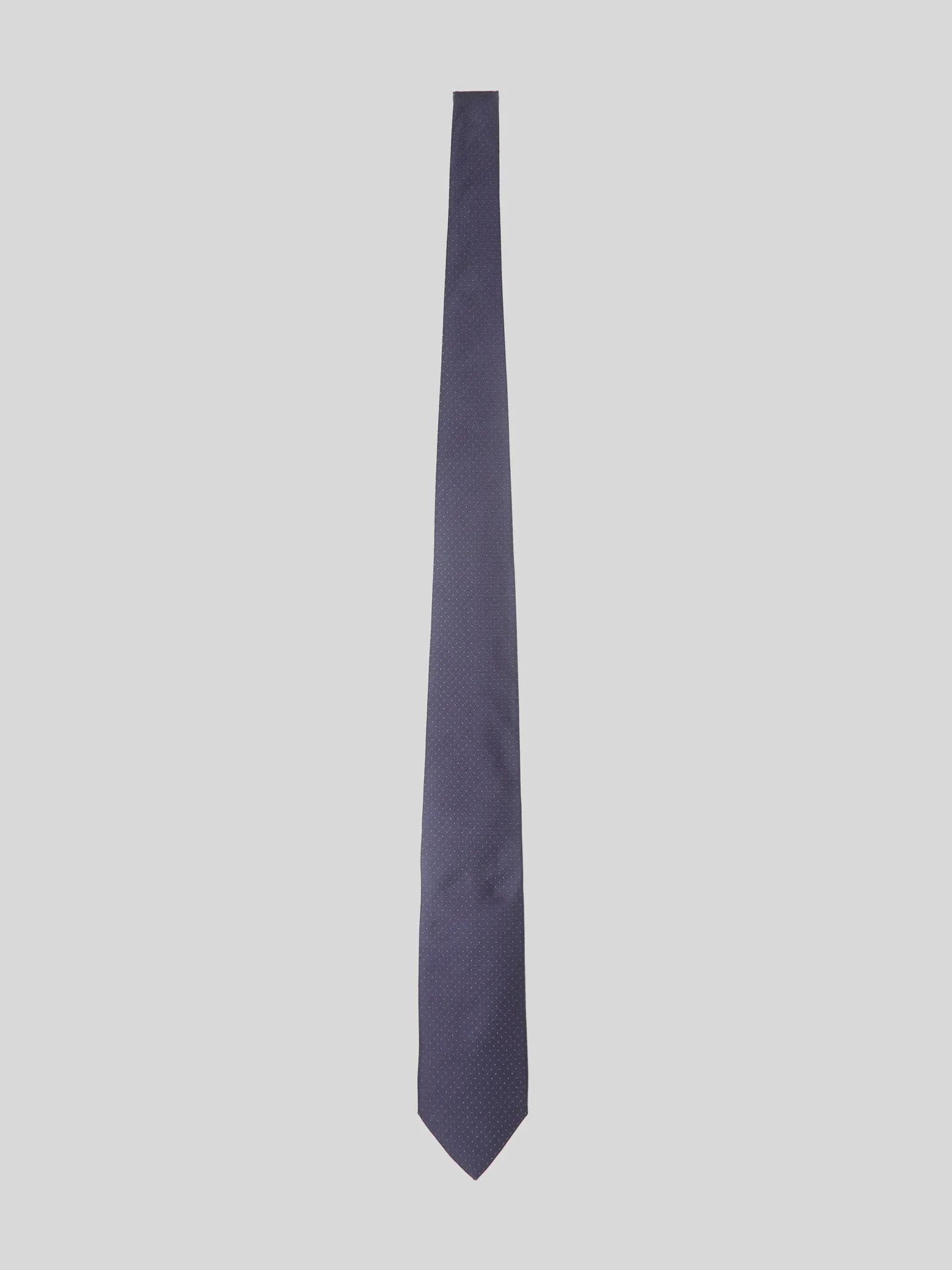 Corbata classic micropuntos navy verde