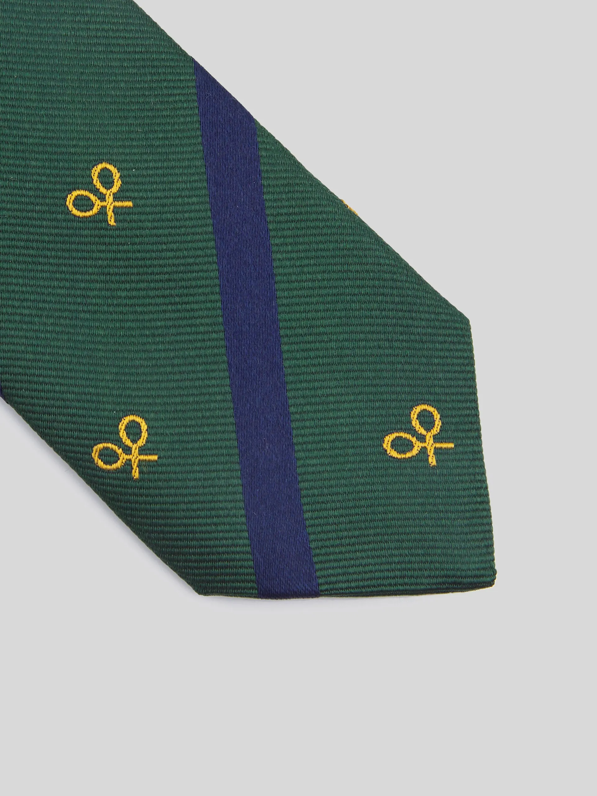 Corbata kids regimental verde