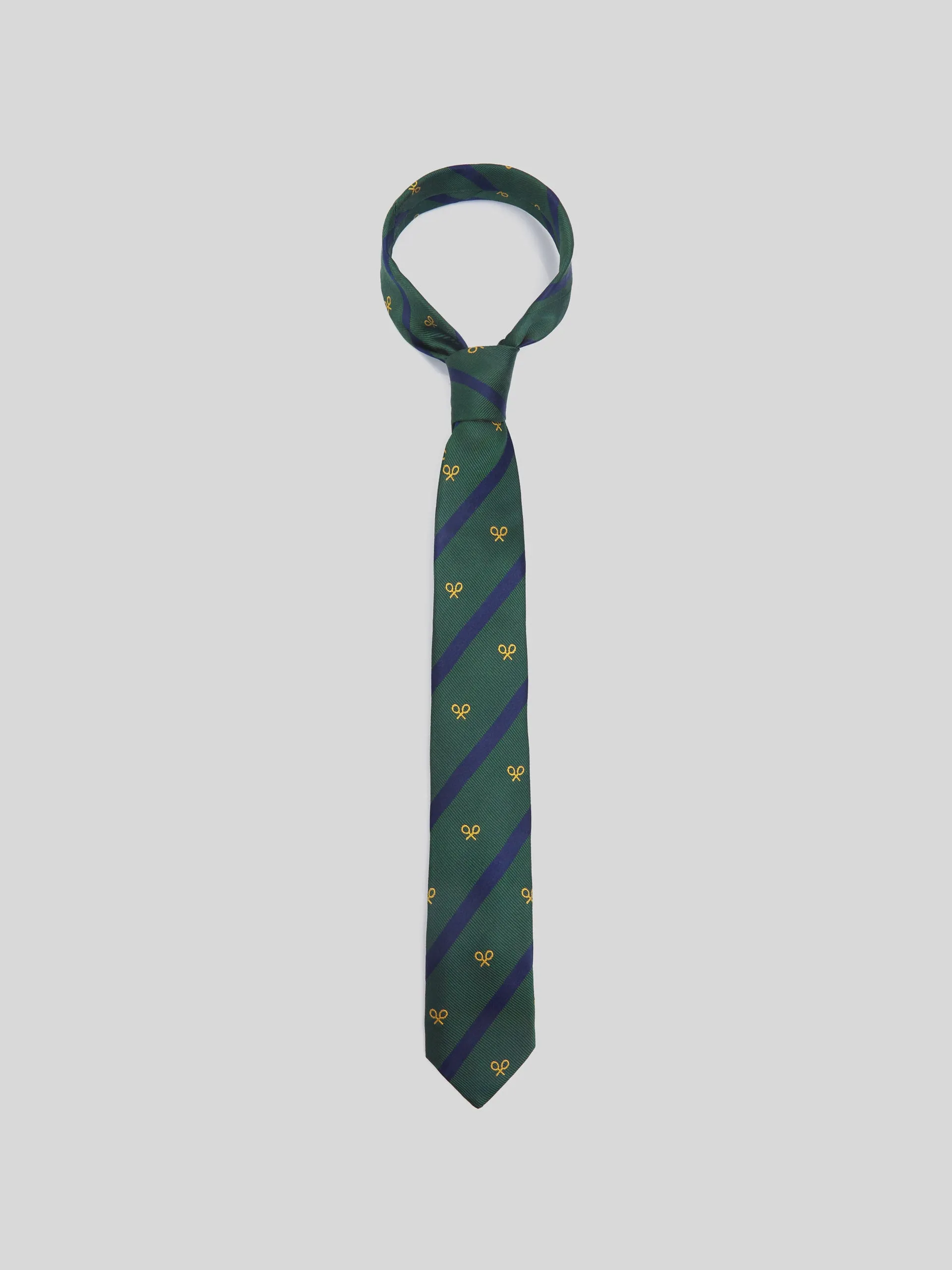 Corbata kids regimental verde
