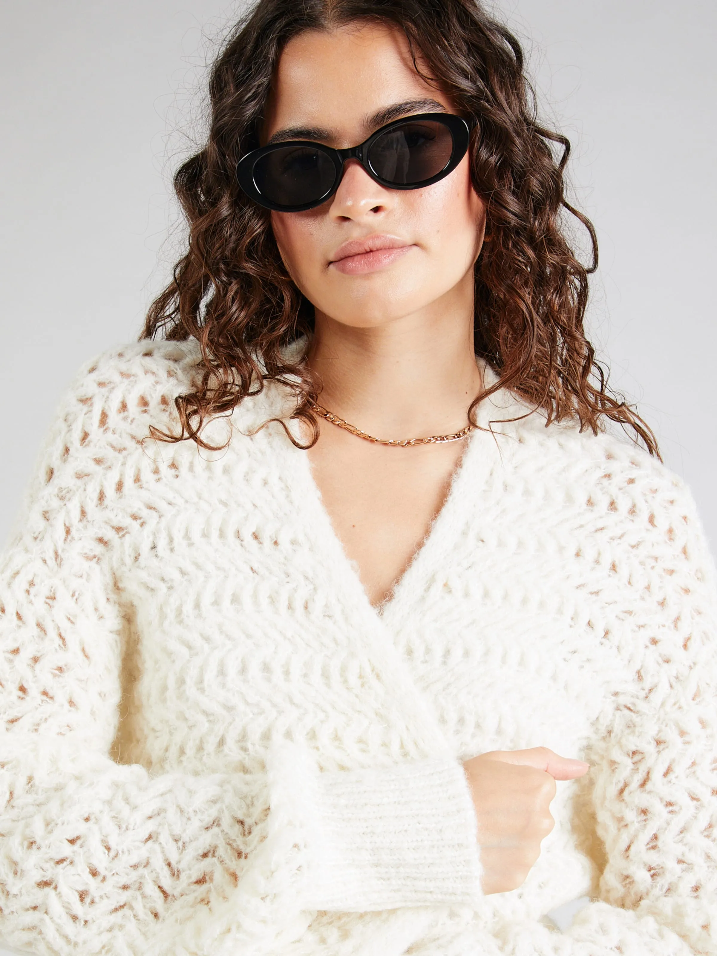 Cárdigan Frogbox en Offwhite