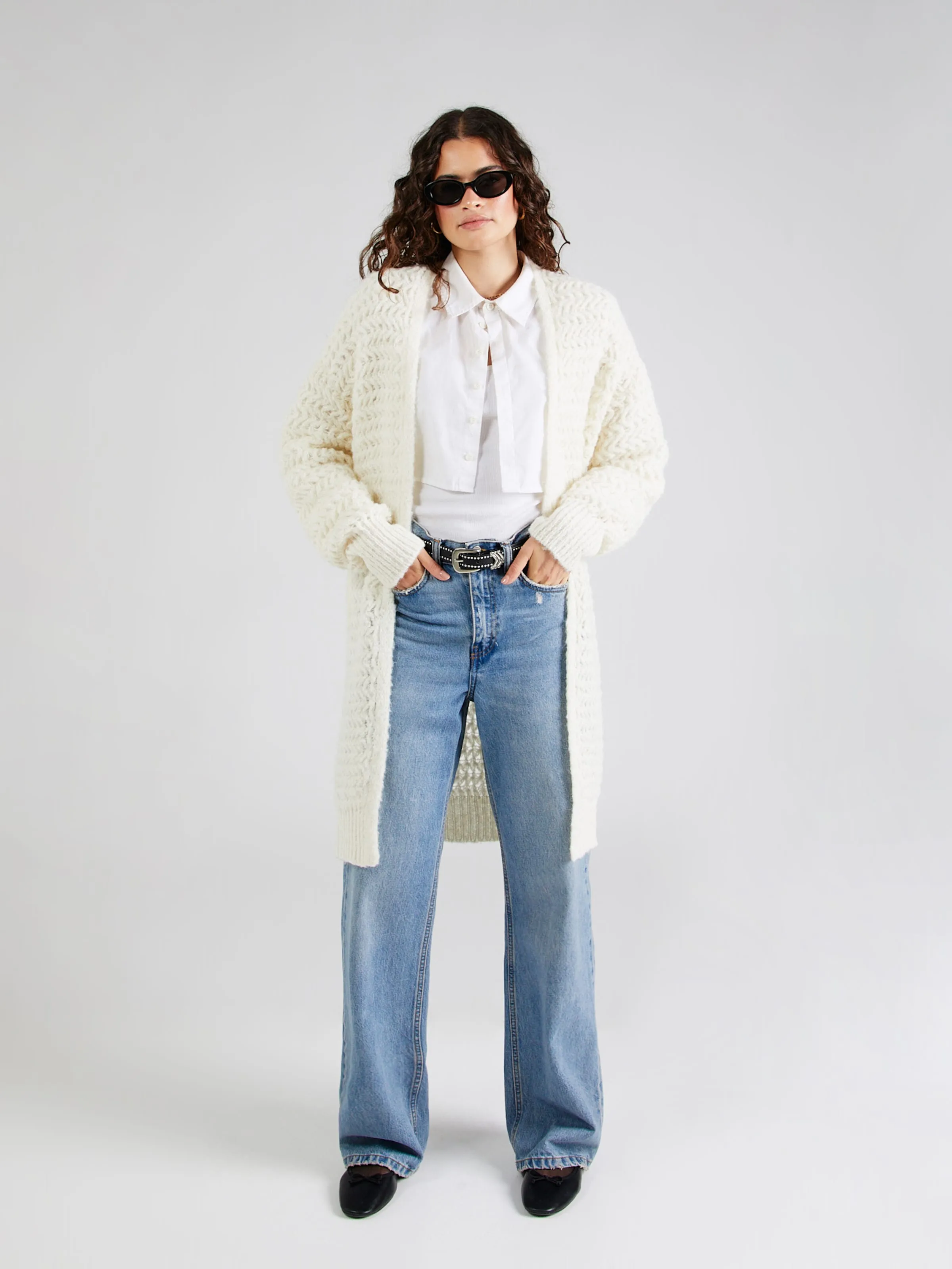 Cárdigan Frogbox en Offwhite