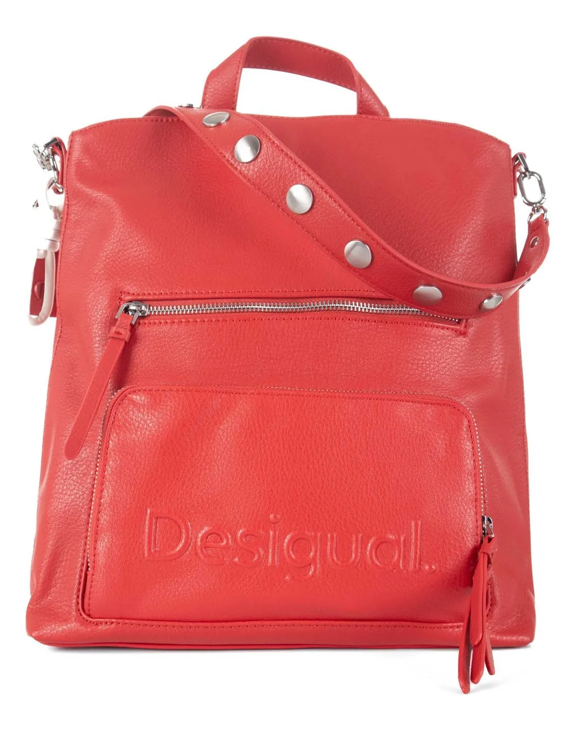 DESIGUAL  MOCHILA ROJA HALF LOGO FW24 PRETORIA 24WAKP26