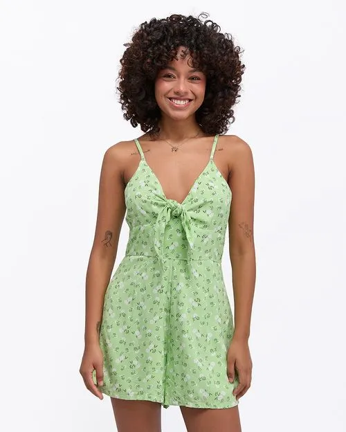 Enterizo Mujer Lexie Verde Limon
