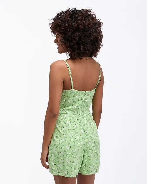Enterizo Mujer Lexie Verde Limon