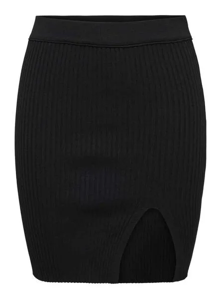 Falda Only Lisa Negro para Mujer