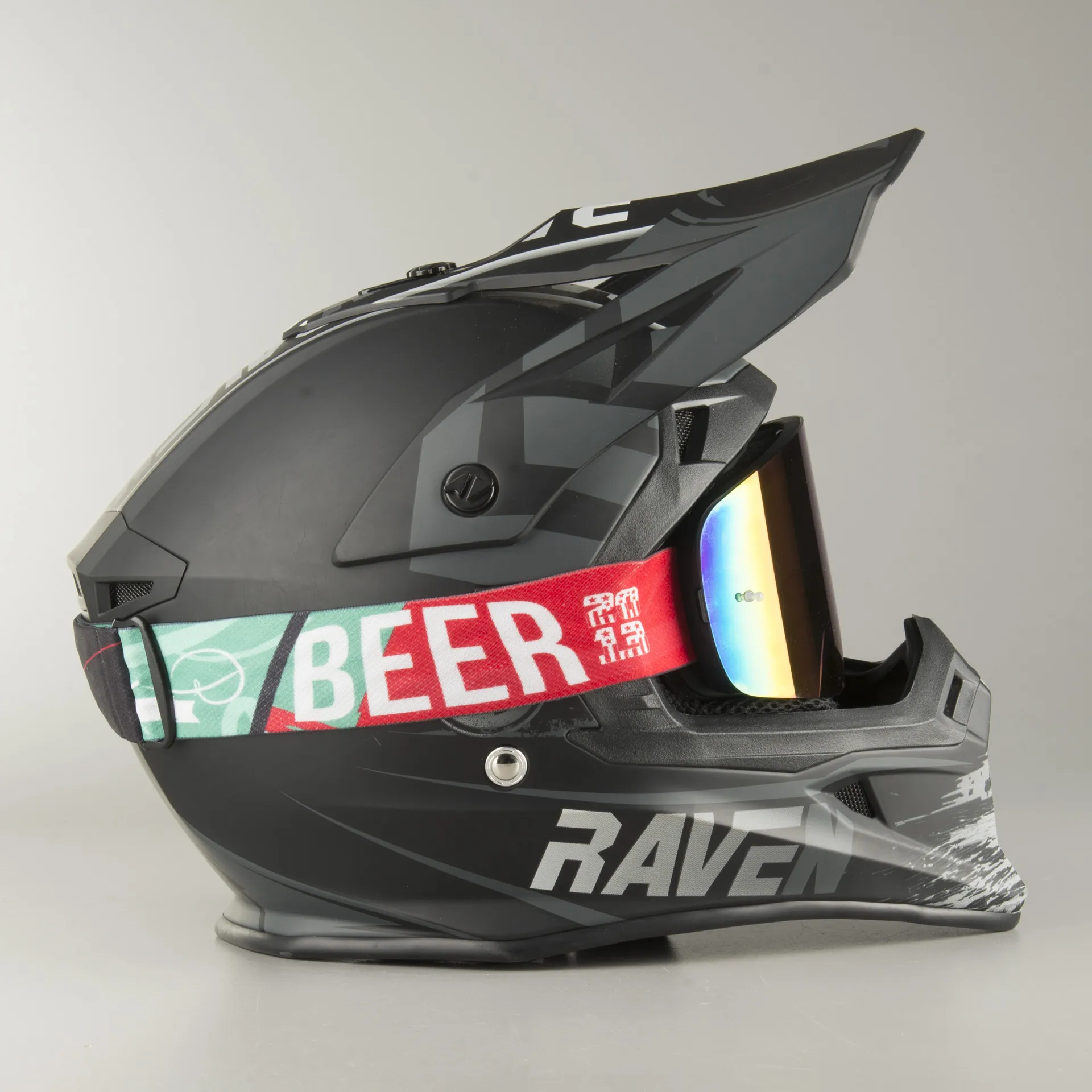 GAFAS DE CROSS RAVEN EDGE BEER  ESPEJO VERDE