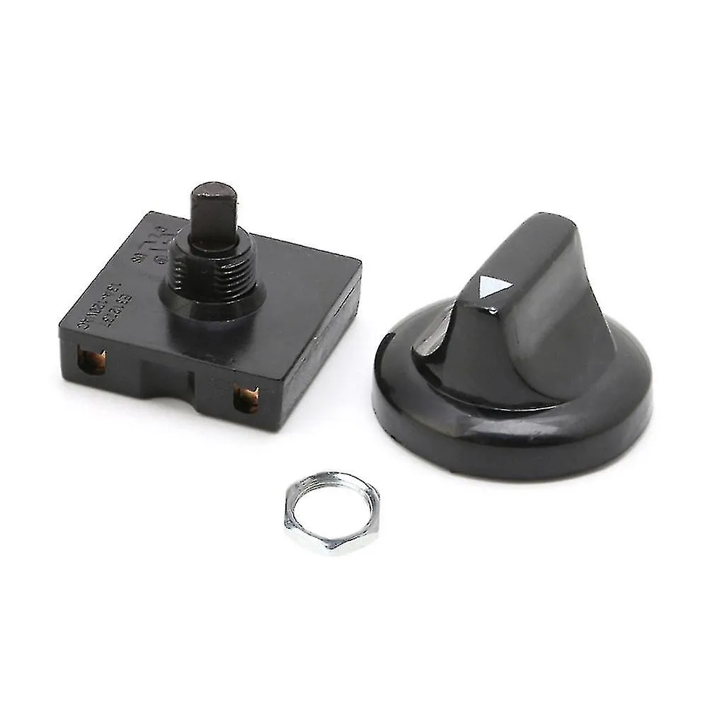 Interruptor rotativo selector de ventilador para electrodomésticos 4 posiciones de 3 velocidades