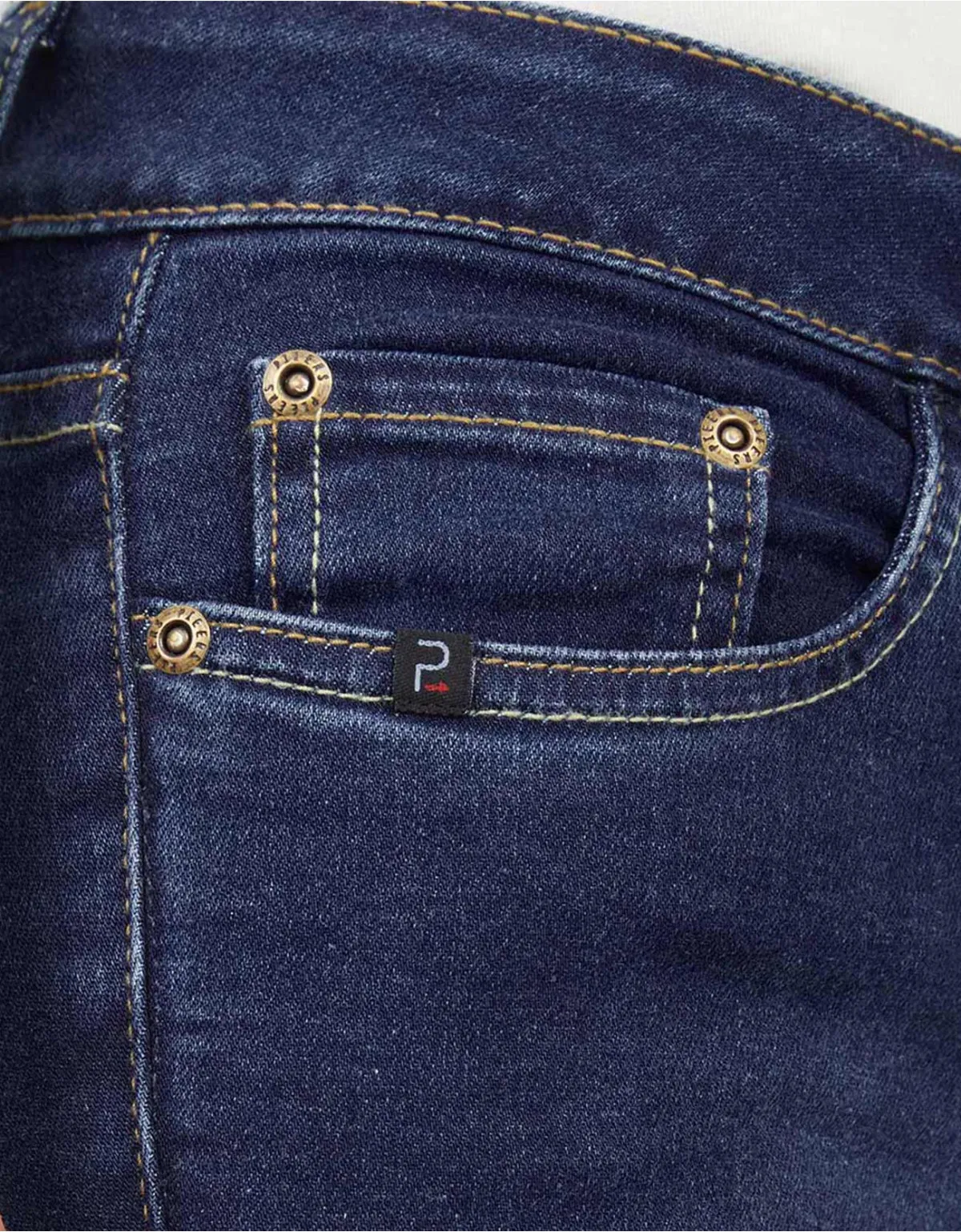 Jean skinny azul tiro alto mm
