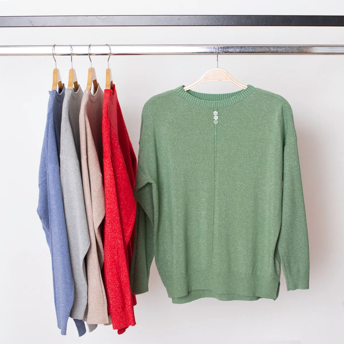 JERSEY HILO LUREX  VERDE