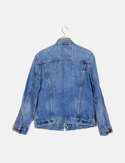 Levi's Cazadora denim azul logo