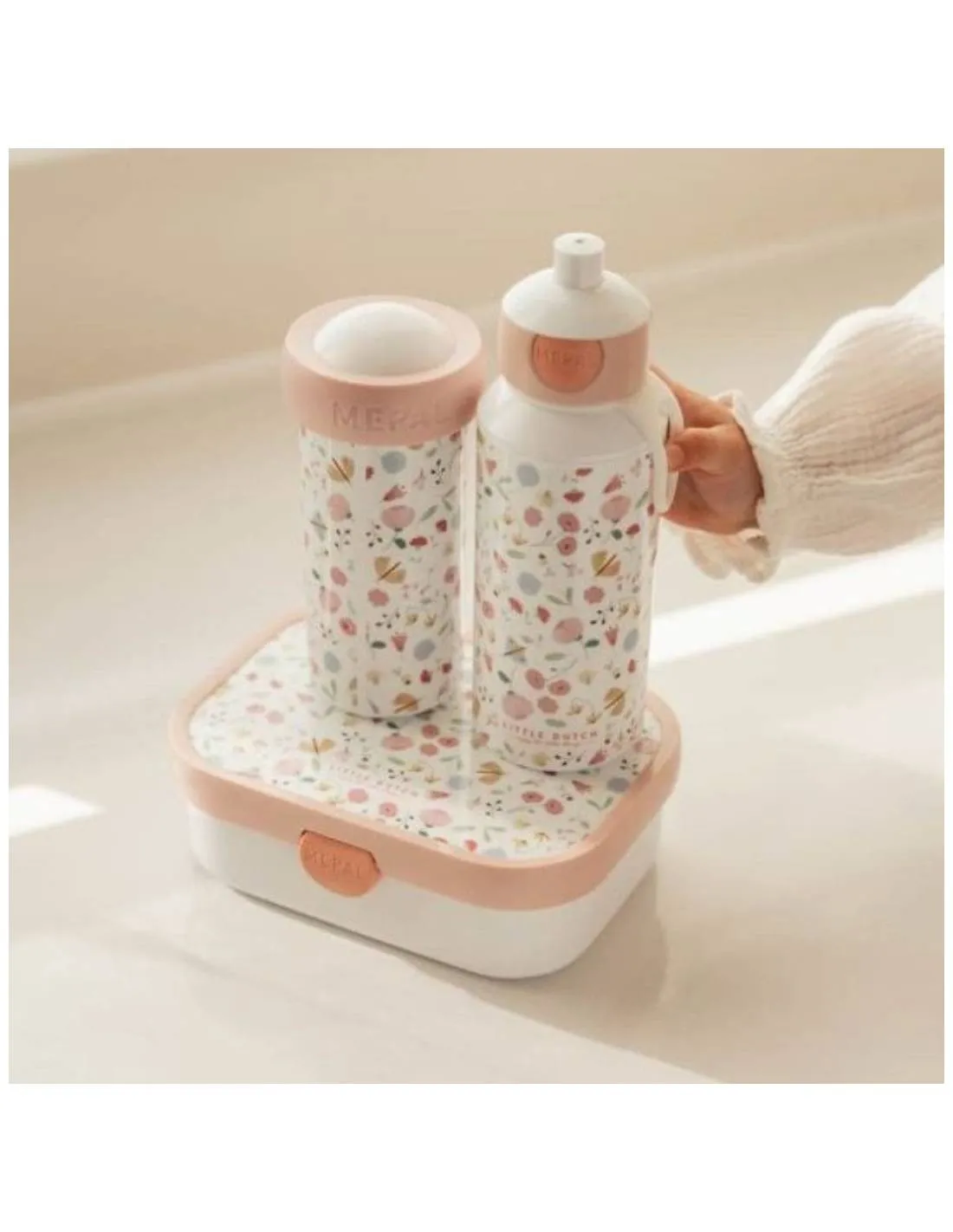 LITTLE DUTCH  BOTELLA CAMPUS POPUP FLORES Y MARIPOSAS