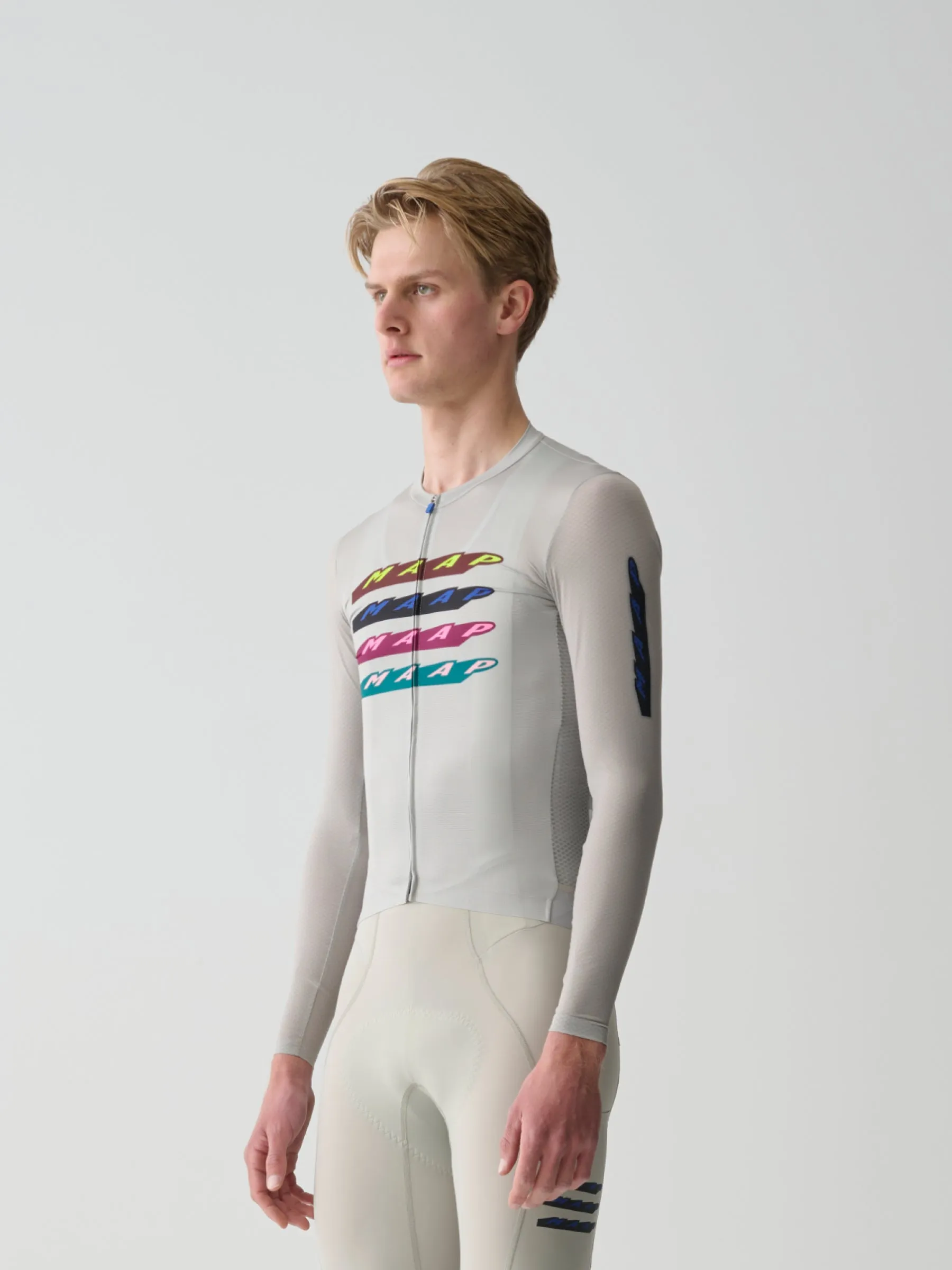 MAAP Evade X Pro Air LS Jersey 2.0 Gris