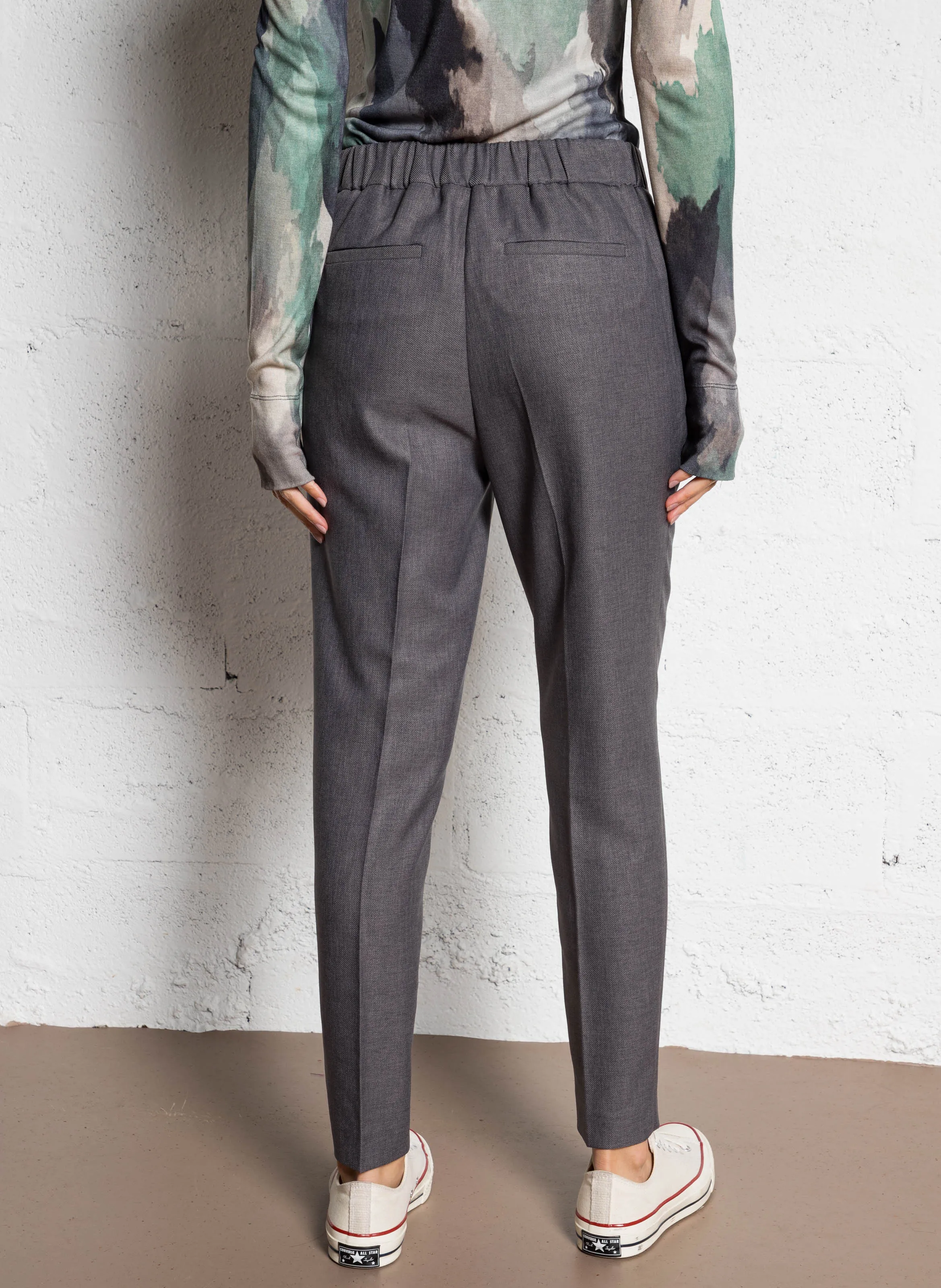 MAISON 123 FLAVIO  PANTALóN RECTO EN GRIS