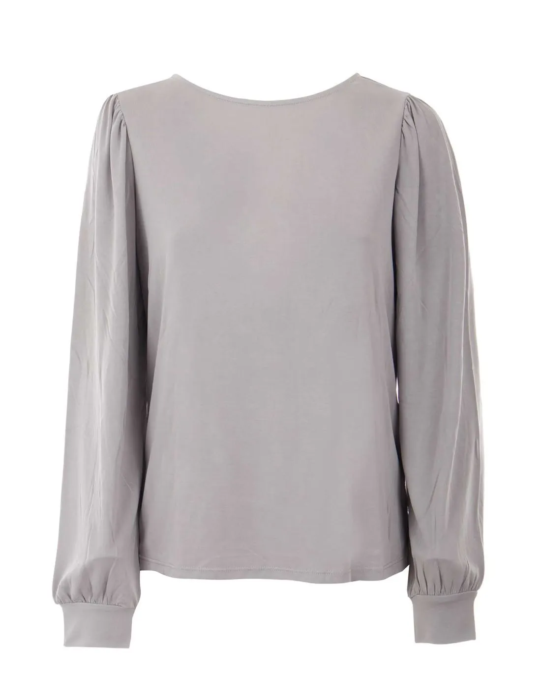 ONLY  CAMISETA GRIS ONLFREE LIFE 15333277 MUJER