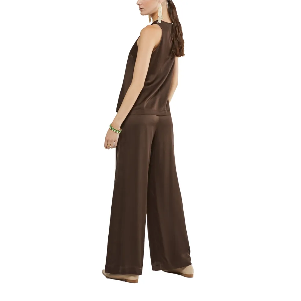 Ottod'Ame pantalone donna Palazzo In Viscosa DP9534.FO