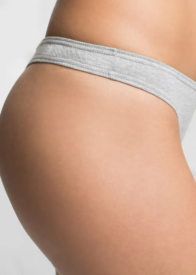 Pack de 10 tangas Azul/blanco/rosa/gris claro jaspeado